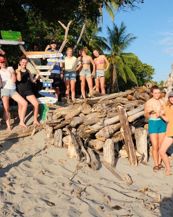 Volontärarbeta i Costa Rica.