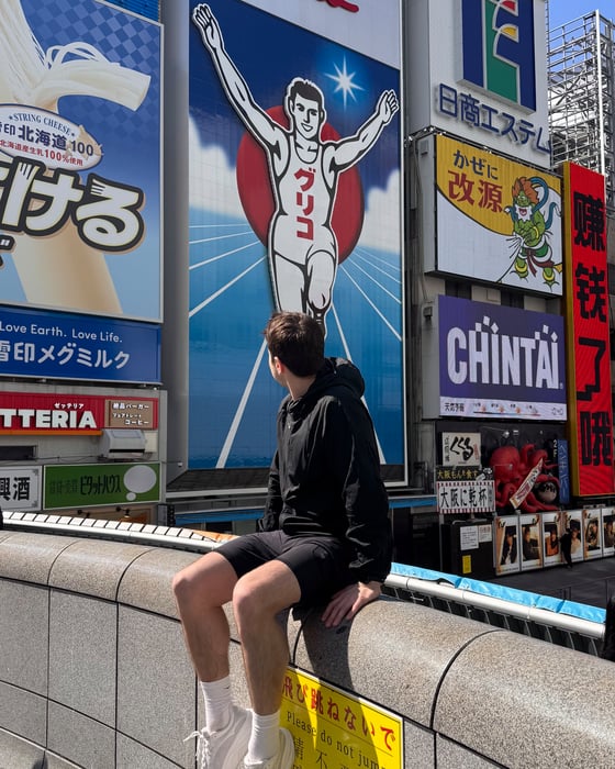 Guy in Osaka, Japan