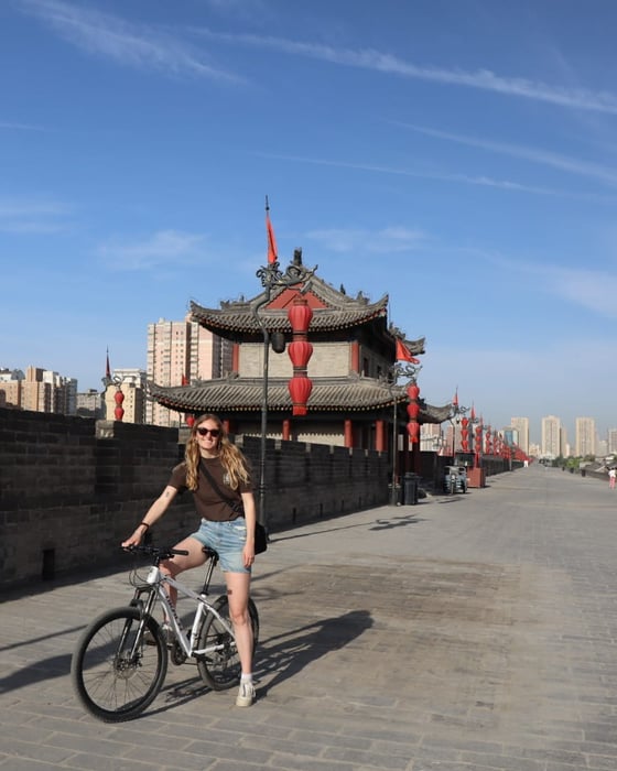 Biking in Beijing, China