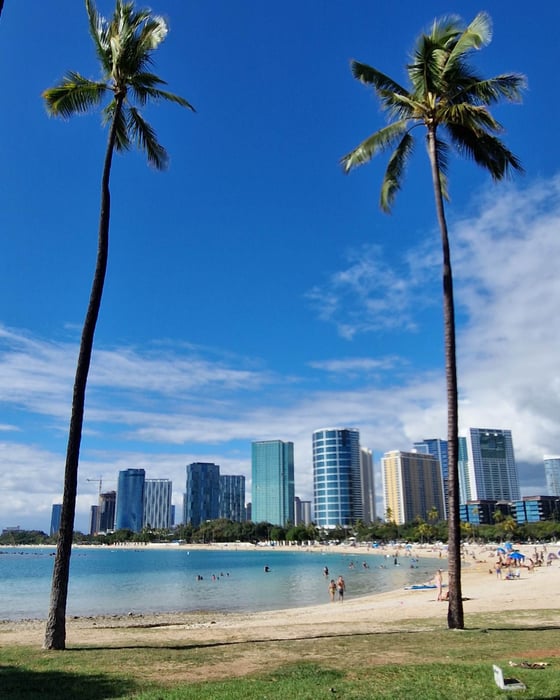 Strand i Hawaii