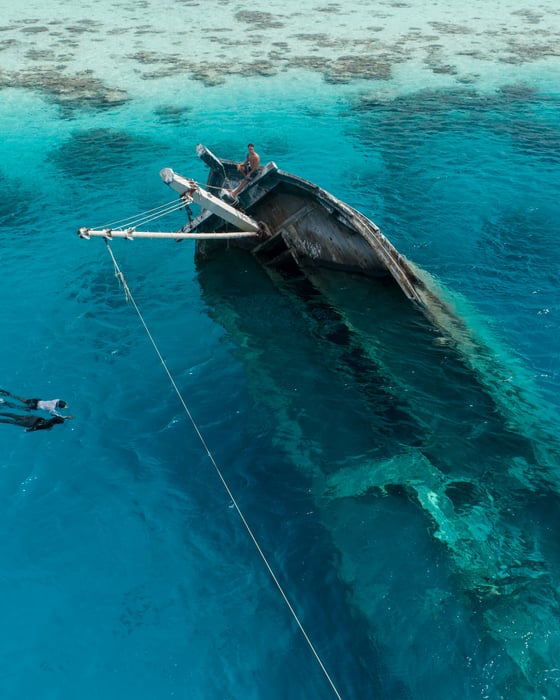 Ship wreck Maldives