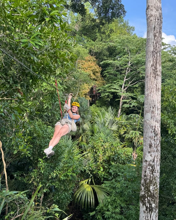 Ziplining