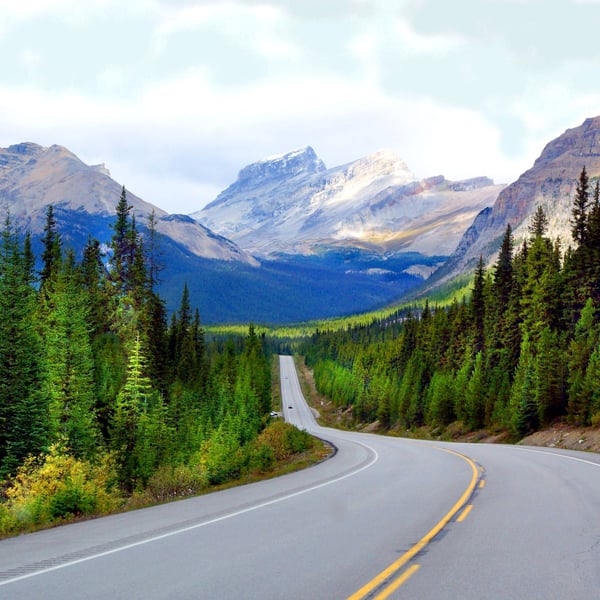 Icefields Parkway i Canada