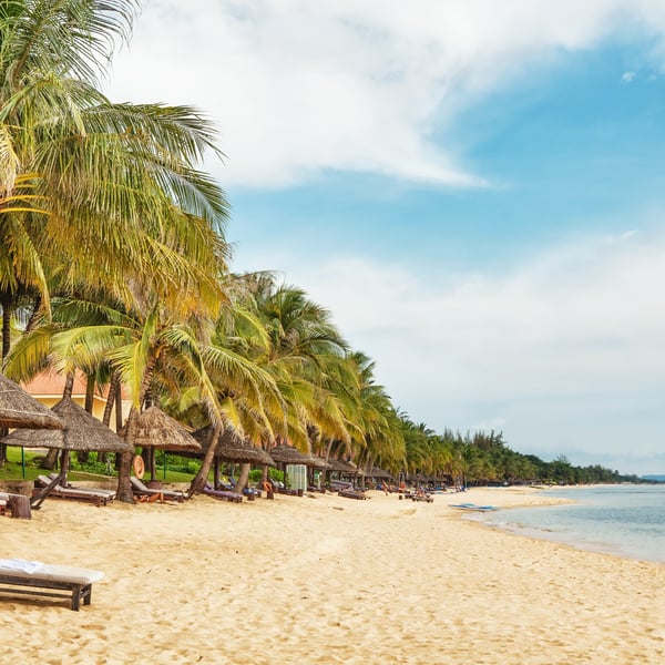 Skønne strande i Phu Quoc i det sydlige Vietnam