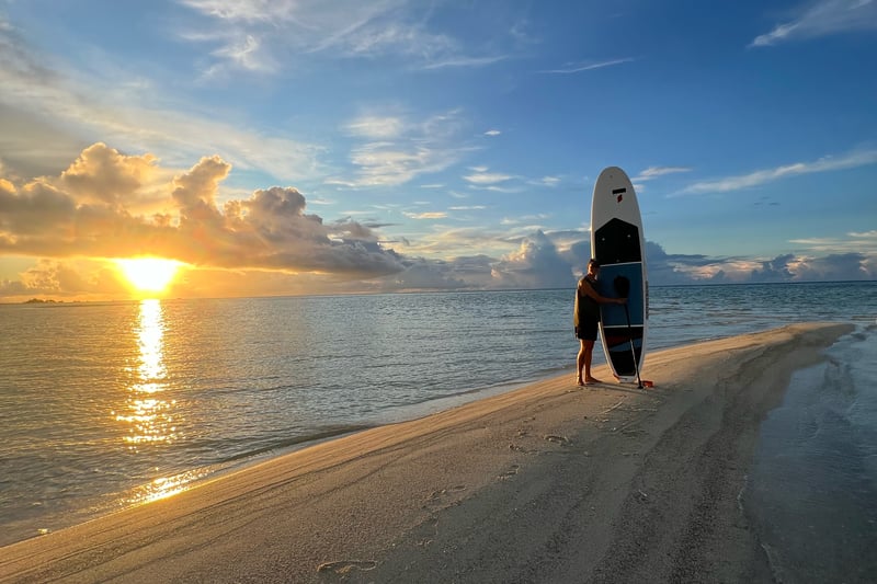 Try supping in the Maldives