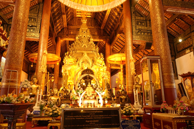 Golden temple in Thailand
