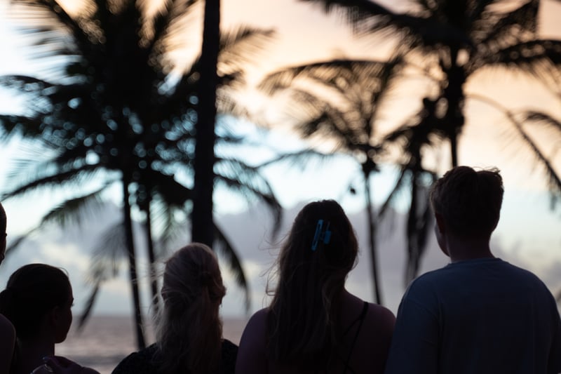 Sunset in Sri Lanka
