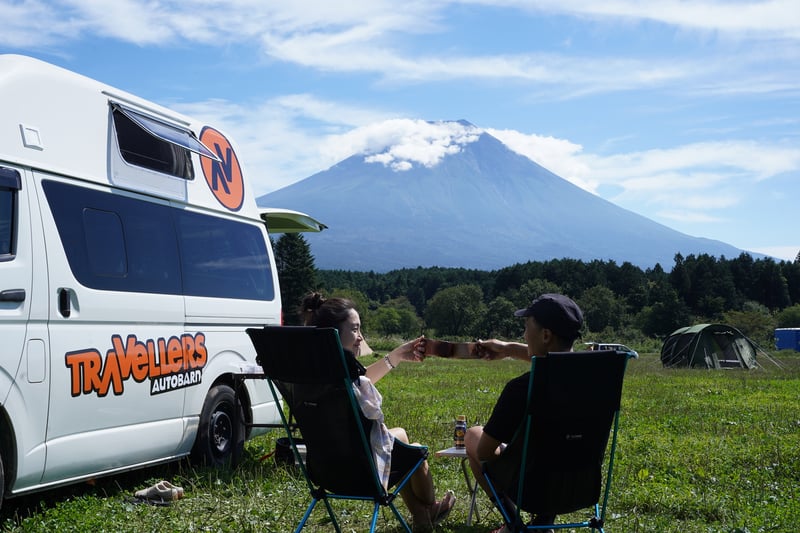 Camper roadtrip in Japan