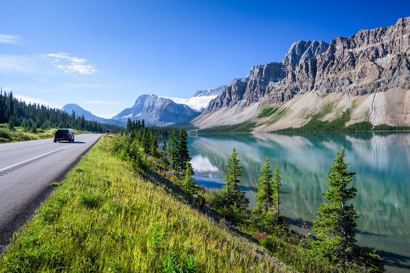 Icefields Parkway, Rocky Mountains, Kanada