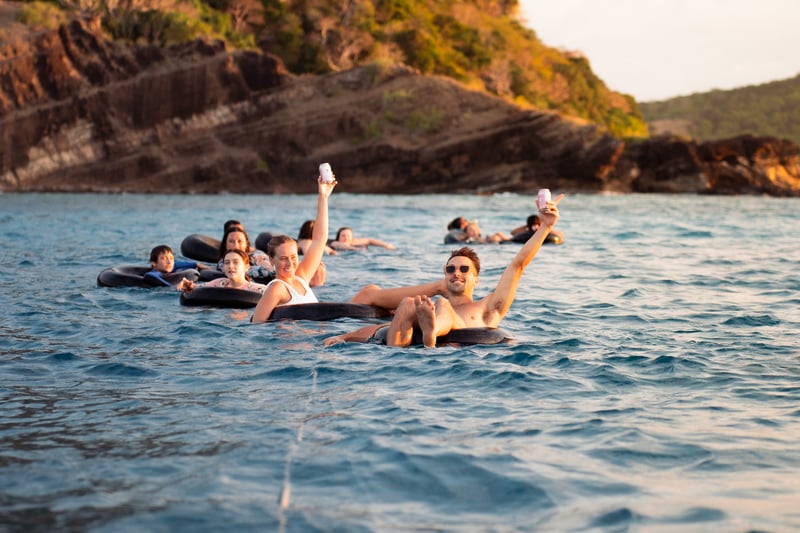 island hopping in Fiji