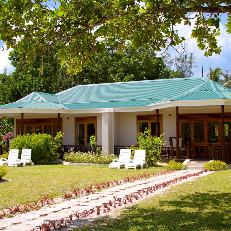 Smukke villaer på Praslin