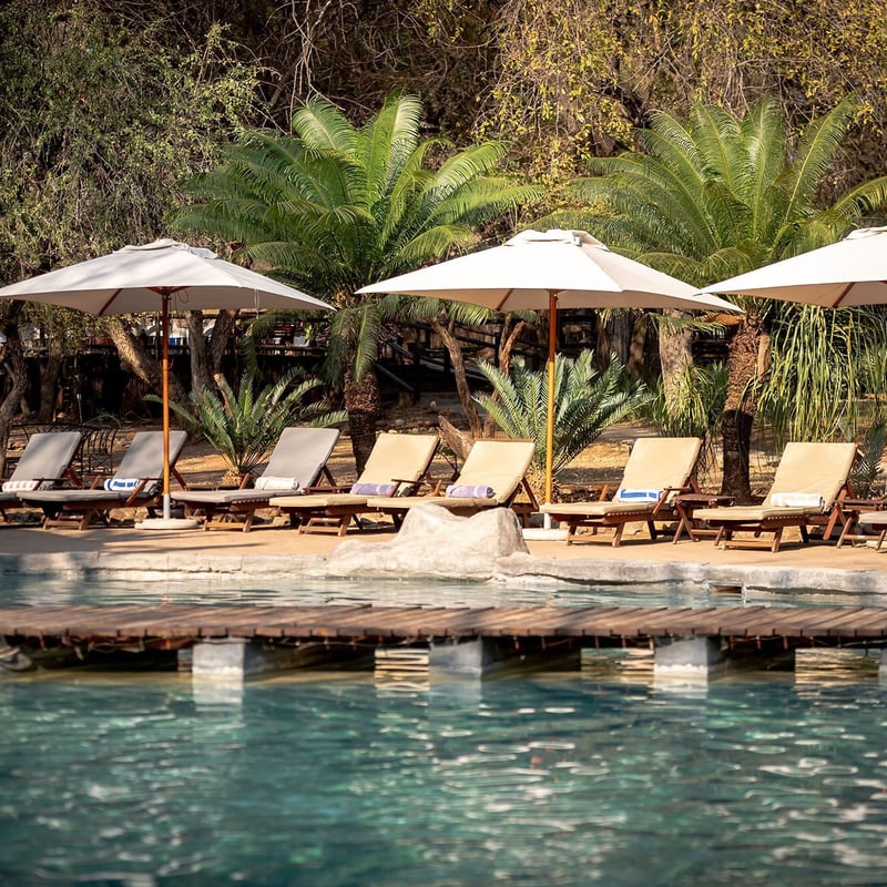 Shiduli Safari Lodge i Karongwe Game Reserve