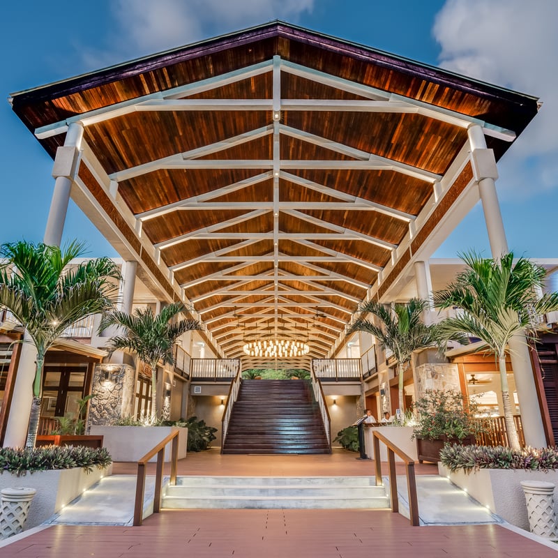 Entrén till Kempinski Seychelles Resort