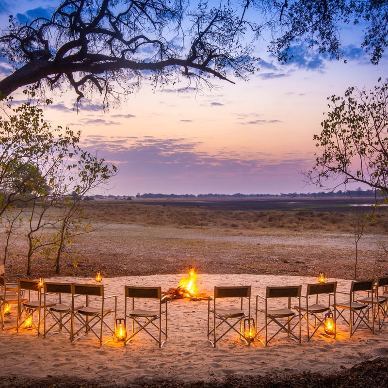 Kwara Camp i Okavango deltaet