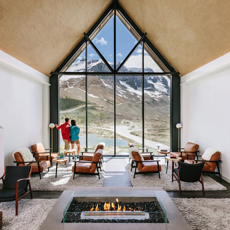 Glacier View Lodge i Jasper National Park