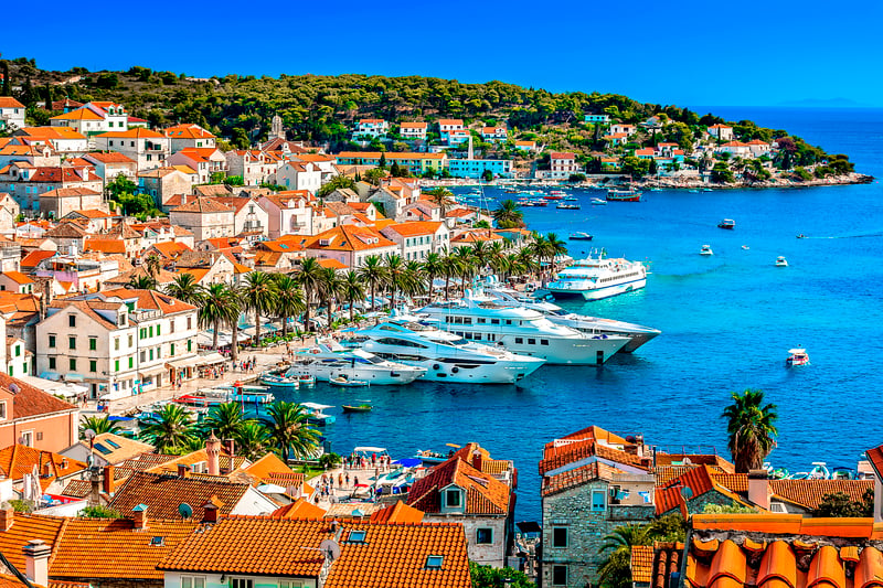 Stemningsfulde Hvar ved Adriaterhavet