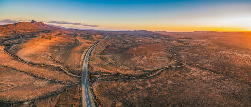 The Outback Highway i Flinders Ranges