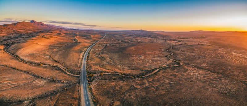 The Outback Highway i Flinders Ranges