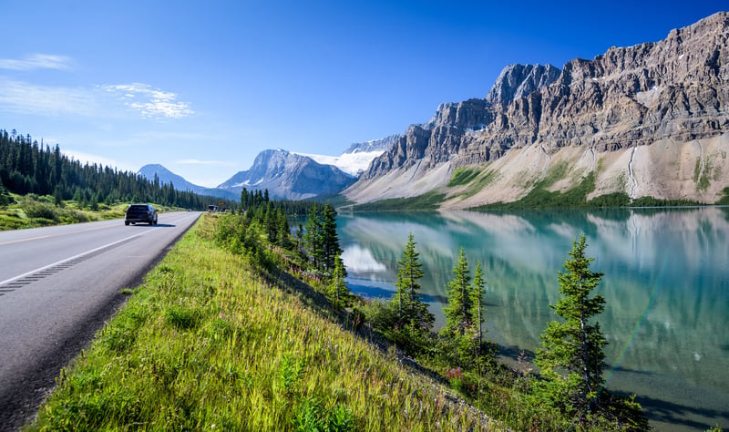 Icefields Parkway, Rocky Mountains, Canada