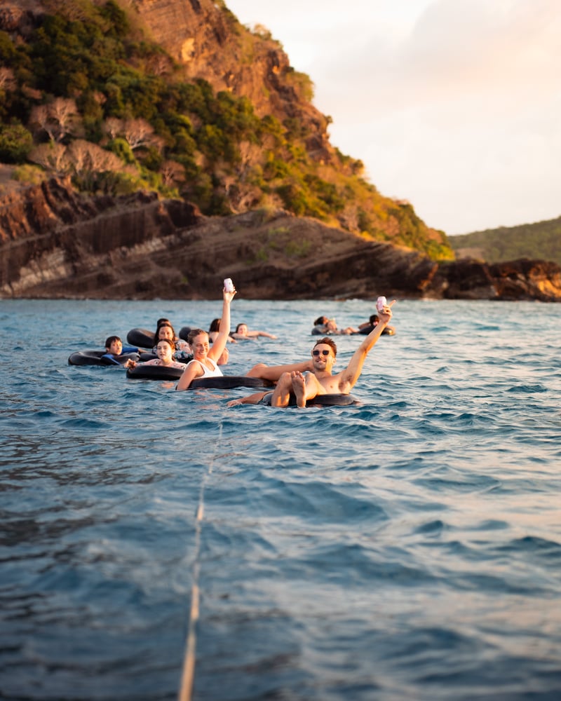 island hopping in Fiji