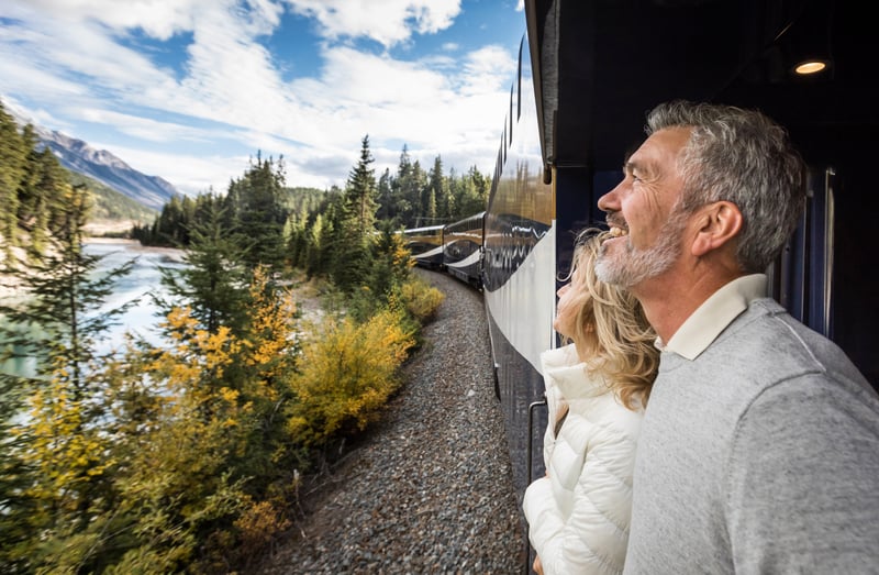 Rocky Mountaineer-tåget, Kanada