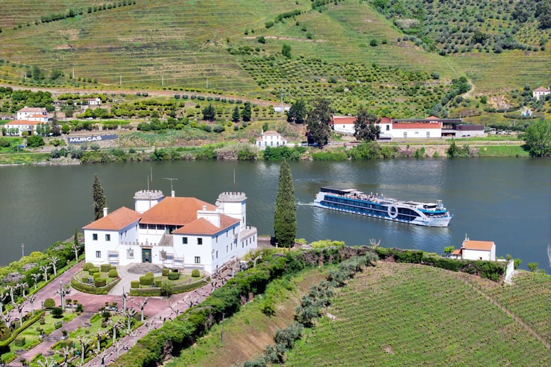 Porto Mirante på Douro floden
