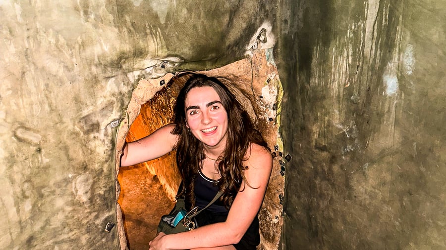 In de Cu Chi tunnels
