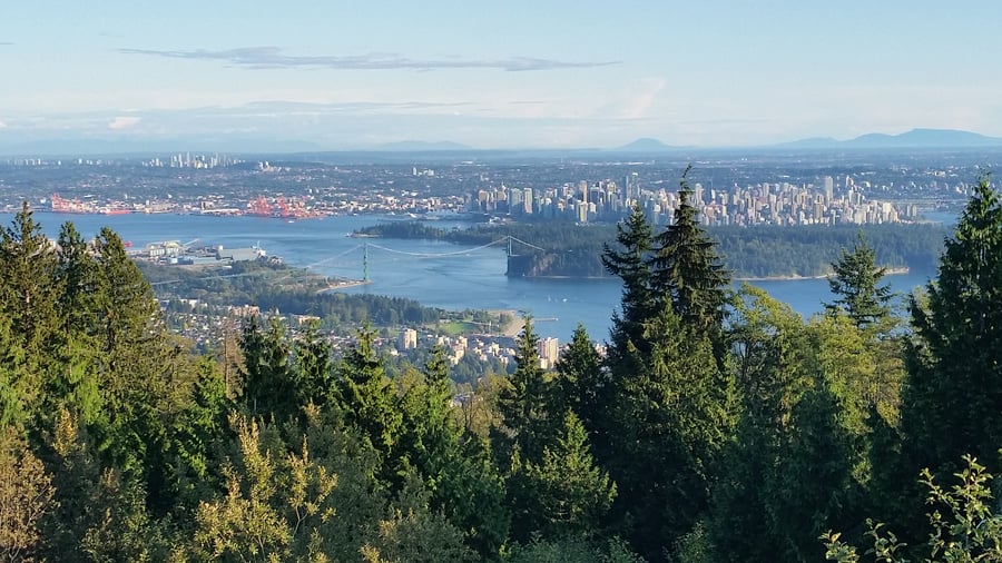 Views of Vancouver on a sunny day