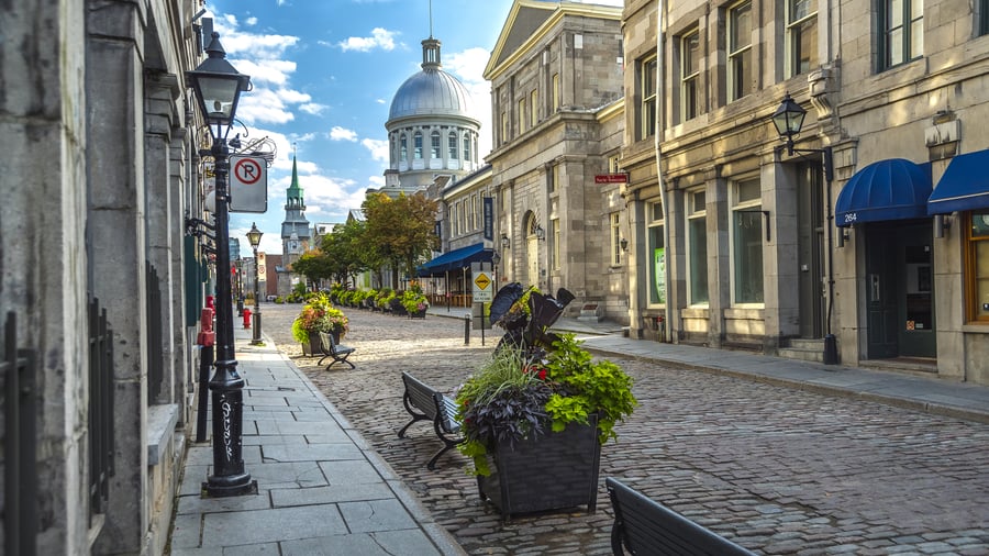 Den gamle bydel i Montreal, Quebec