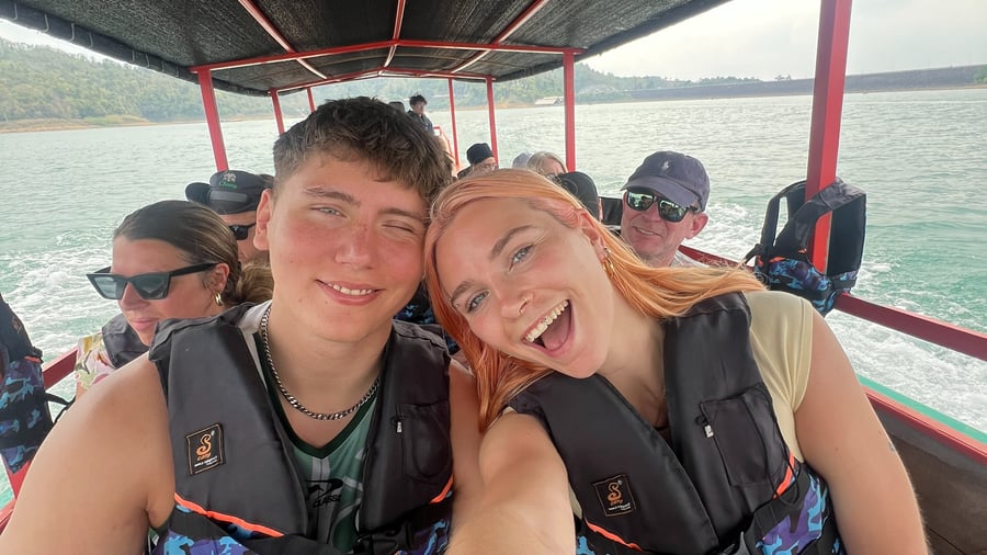 Get ready for a boat safari on Chwoe lan lake