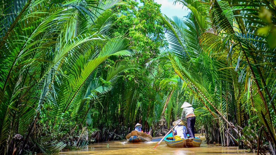Upplev det lokala livet i Mekong-deltat