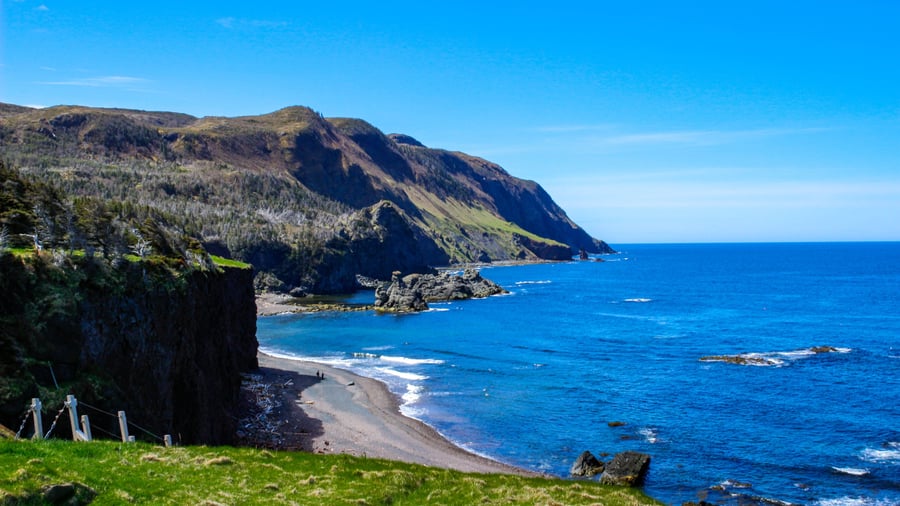 Kysten ved Gros Morne National Park, Canada