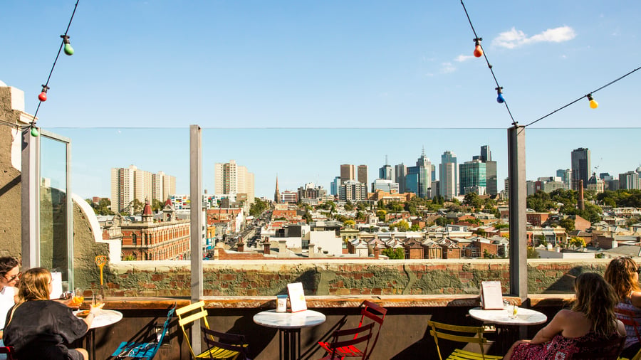 Rooftop terrace in Melbourne