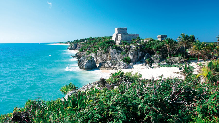 Mayaruinerne i Tulum, Mexico