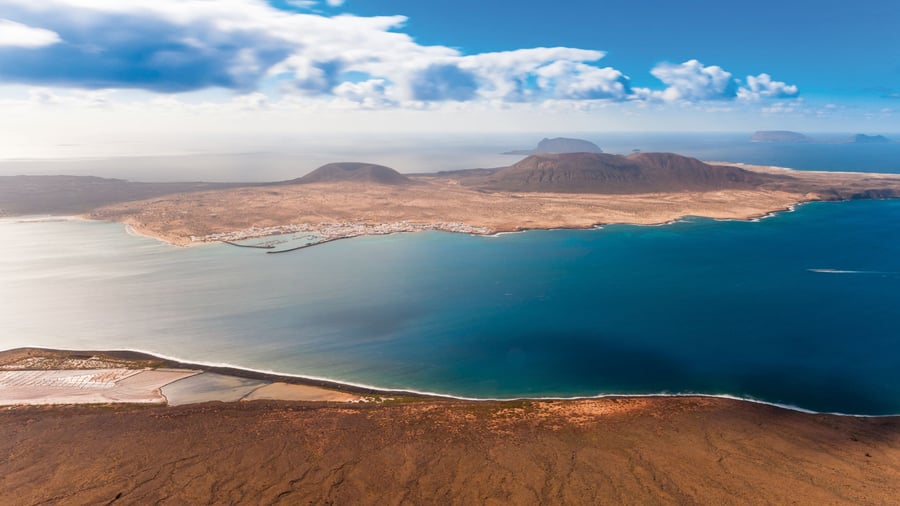 Ørkenlandskab på Lanzarote 
