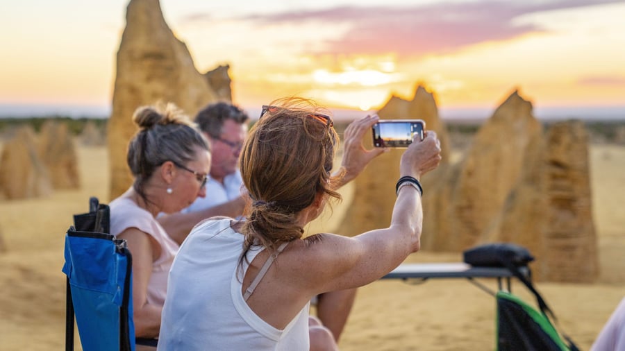 Pinnacles Desert i Nambung National Park