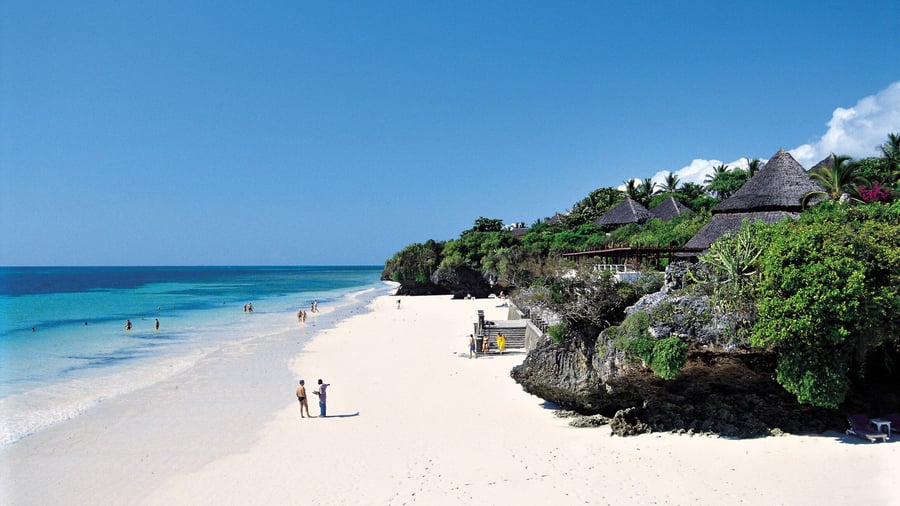 Fantastiske strande ved Diani Beach