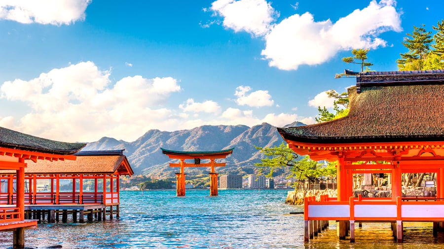 Itsukushima helligdommen i Hiroshima