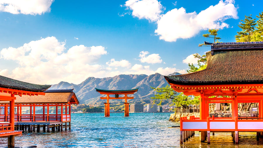 Itsukushima helligdommen i Hiroshima