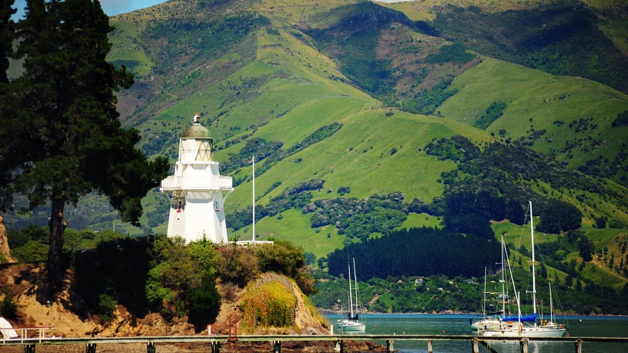 Oplev charmerende Akaroa på Banks Peninsula