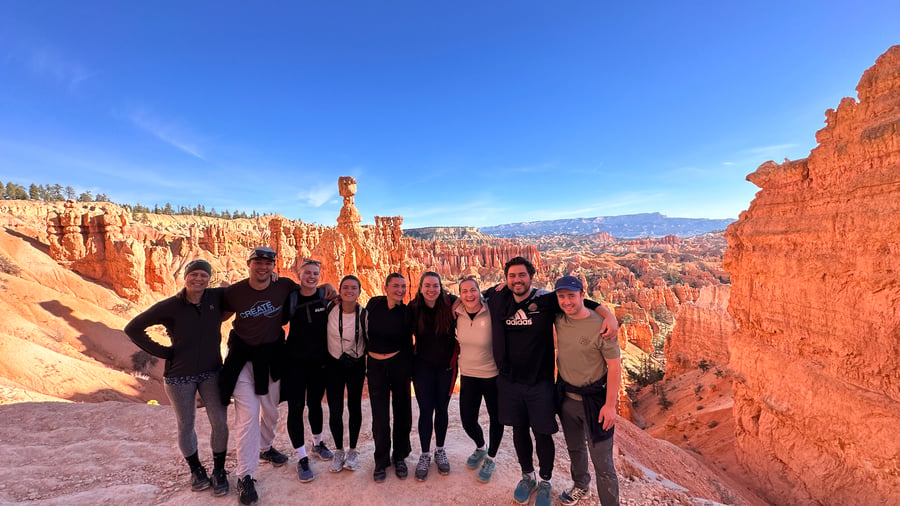 Uitzichtpunt in Bryce Canyon National Park