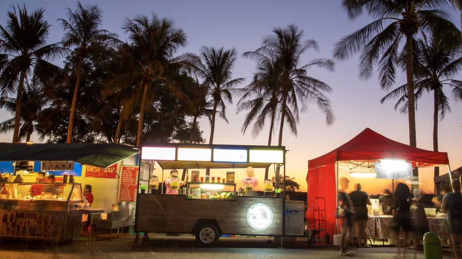 Mindil Beach Market i Darwin