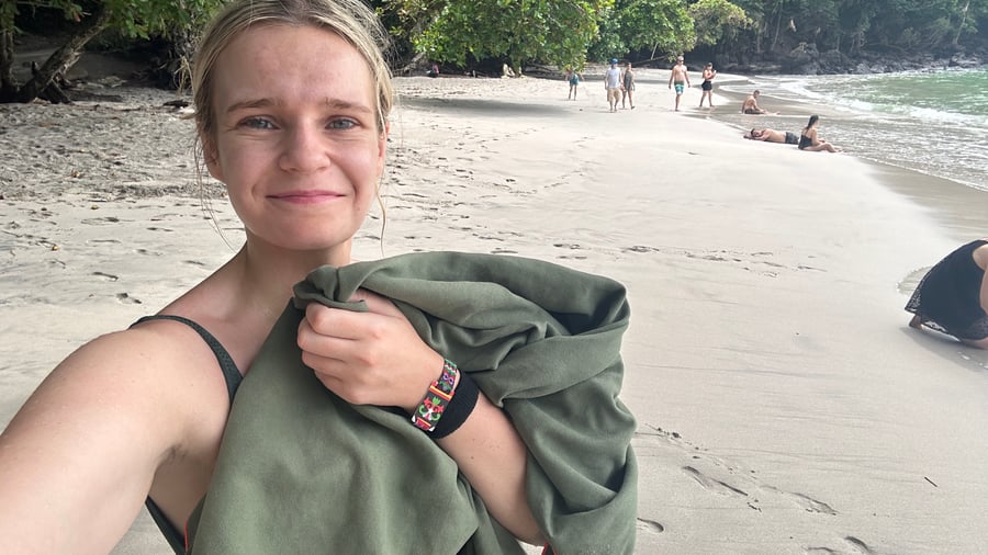 Hang out at the beach in Manuel Antonio. 