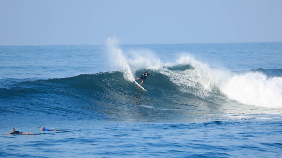 Surfing in El Salvador