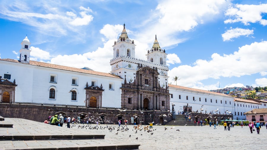 San Francisco-pladsen i Quito