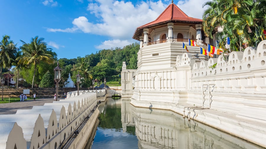 Tandens Tempel i den gamla huvudstaden Kandy