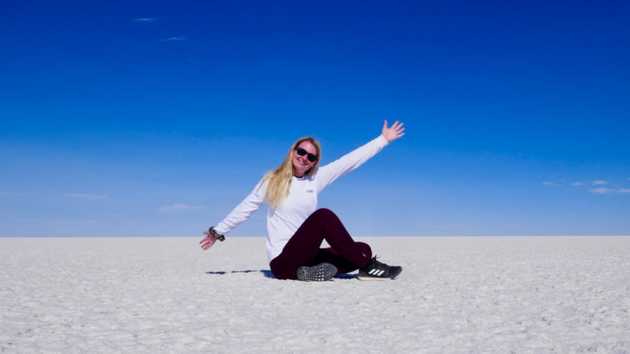 El Salar de Uyuni i Bolivia