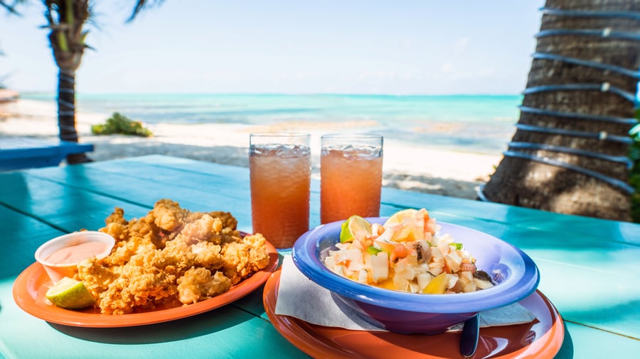 Nyd stemningen og et godt måltid på Ocean Cay