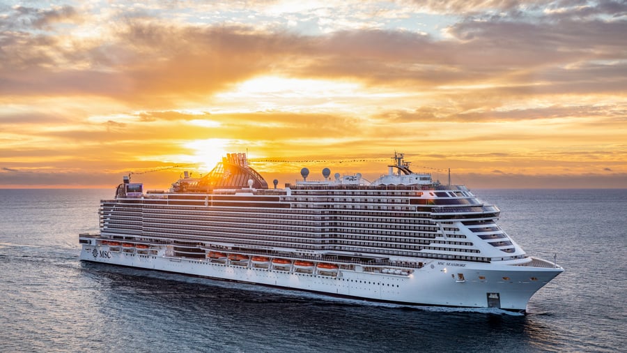 MSC Seashore på verdenshavene