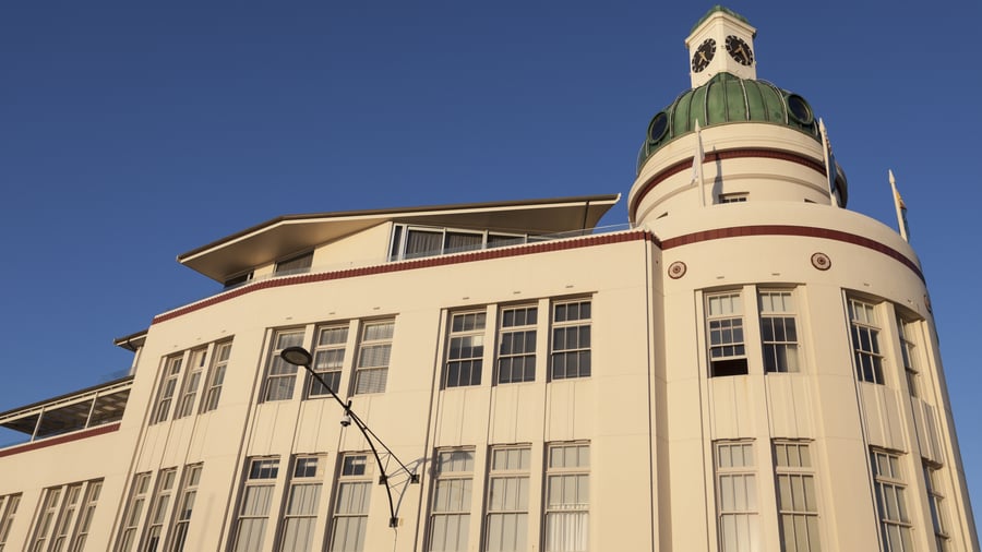Upplev art deco-arkitekturen i Napier